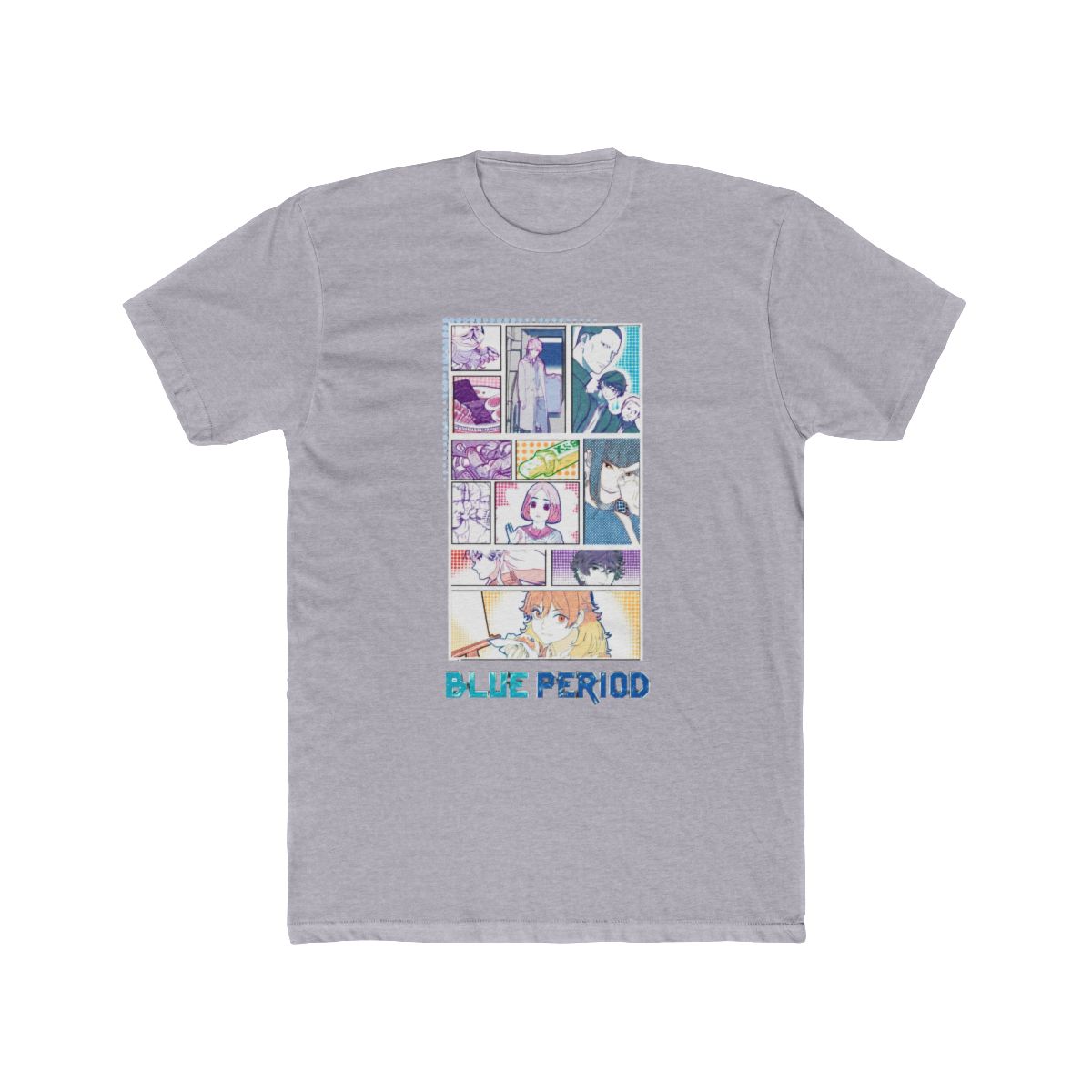 Blue Period Panels Boyfriend Fit Girls T Shirt - alternate angle 3, merchandise